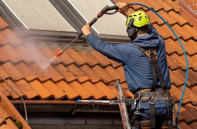 Démoussage et hydrofuge de toiture à Trémel